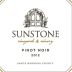 Sunstone Pinot Noir 2012 Front Label