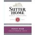 Sutter Home Pinot Noir 2010 Front Label