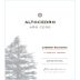 Altocedro Ano Cero Cabernet Sauvignon 2015 Front Label