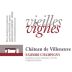 Chateau de Villeneuve Saumurb Champigny Vieilles Vignes 2012 Front Label
