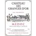 Chateau des Granges d'Or Medoc 2013 Front Label