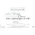 Chateau des Granges d'Or Medoc 2007 Front Label