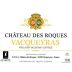 Chateau des Roques Vacqueyras 2014 Front Label
