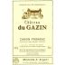 Chateau Gazin Canon Fronsac 2010 Front Label