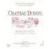 Chateau Dudon Bordeaux 2009 Front Label