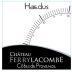 Chateau Ferry Lacombe Cotes de Provence Haedus Blanc 2014 Front Label