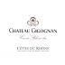 Chateau Gigognan Cotes du Rhone Blanc Bec Blanc 2013 Front Label