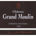 Chateau du Grand Moulin Corbieres Boutenac 2008 Front Label