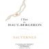 Chateau Haut Bergeron Sauternes L'Ilot de Haut-Bergeron 2016 Front Label