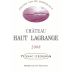 Chateau Haut Lagrange Pessac Leognan 2008 Front Label