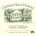 Chateau Haut Vigneau Pessac-Leognan 2011 Front Label