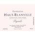 Chateau Haut-Blanville Coteaux du Languedoc Peyrals 2010 Front Label
