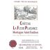 Chateau Fleur de Plaisance Montagne Saint-Emilion 2011 Front Label