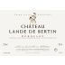 Chateau La Galante Bordeaux Chateau Lande de Bertin 2011 Front Label