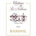 Chateau la Noblesse Bandol Blanc 2014 Front Label