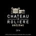 Chateau la Roliere Cotes du Rhone Brezeme 2014 Front Label