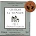 Chateau La Tomaze Anjou-Villages 2014 Front Label