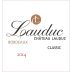 Chateau Lauduc Bordeaux Classic Rouge 2014 Front Label