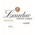 Chateau Lauduc Bordeaux Classic Blanc 2013 Front Label