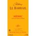 Chateau Le Barrail Medoc 2012 Front Label