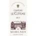 Chateau Le Coteau Margaux 2011 Front Label
