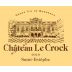 Chateau le Crock 2010 Front Label