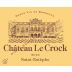 Chateau le Crock 2012 Front Label