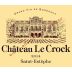 Chateau le Crock 2014 Front Label