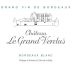 Chateau Le Grand Verdus Bordeaux Blanc 2013 Front Label