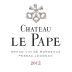 Chateau Le Pape Pessac-Leognan 2012 Front Label