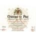 Chateau Le Puy Cotes de Bordeaux Francs Retour des Iles 2013 Front Label