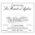 Chateau les Hauts d'Aglan Cahors 2009 Front Label
