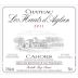 Chateau les Hauts d'Aglan Cahors 2011 Front Label