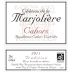 Chateau les Hauts d'Aglan Cahors Chateau de la Marjoliere 2011 Front Label