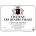 Chateau les Quatre Filles Cotes du Rhone 2013 Front Label