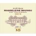 Chateau Magdeleine Bouhou Cotes de Bordeaux Blaye 2011 Front Label