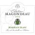 Chateau Magondeau Bordeaux Blanc 2013 Front Label