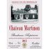 Chateau Martinon Bordeaux Superieur 2012 Front Label