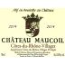Chateau Maucoil Cotes du Rhone Villages 2014 Front Label