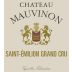 Chateau Mauvinon Saint-Emilion Grand Cru 2010 Front Label