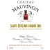 Chateau Mauvinon Saint-Emilion Grand Cru 2008 Front Label