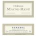 Chateau Mayne-Rene 2009 Front Label