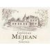 Chateau Mejean 2009 Front Label