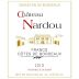 Chateau Nardou Cotes de Bordeaux Francs 2010 Front Label