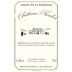 Chateau Nardou Cotes de Bordeaux Francs 2009 Front Label