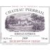 Chateau Pierrail Bordeaux Superieur 2009 Front Label