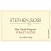 Stephen Ross Bien Nacido Vineyard Pinot Noir 2011 Front Label