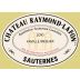 Chateau Raymond-Lafon Sauternes 2010 Front Label