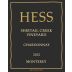 Hess Shirtail Creek Vineyard Chardonnay 2012 Front Label