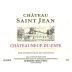 Chateau Saint-Jean - Chateauneuf-du-Pape Rhone 2010 Front Label